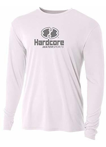 Hardcore Hombres De Manga Larga Loose Fit Rash Guard Surf