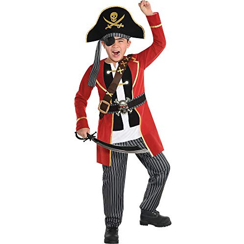 Light Up Crypt Captain Pirate Halloween Traje Niños In...
