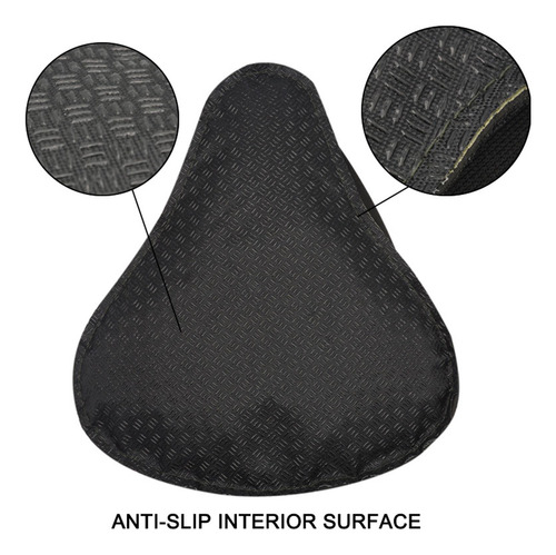 Asiento De Bicicleta Extra Cómodo, Acolchado Suave, Funda