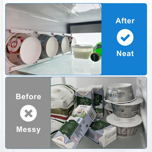 Organizador De Yogurt Para Refrigerador, Soporte Para Yogurt