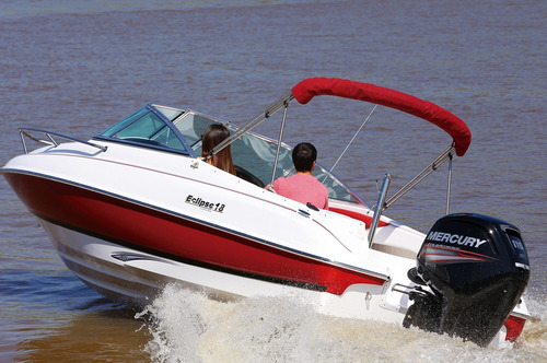 Combo Promo Lancha Eclipse Arco Iris 18 Cuddy + Mercury 115
