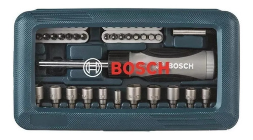 Imagen 4 de 7 de Juego Set Destornillador Puntas Tubos Bosch 46uni 2607017399