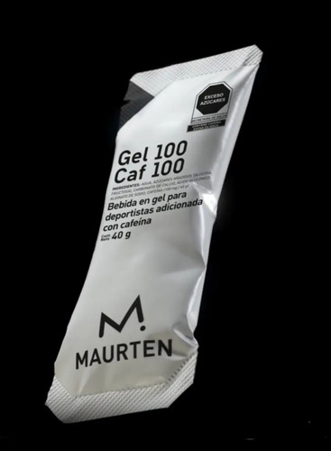 Maurten Gel 100 Caf 100 Running Blanco (12 Piezas)
