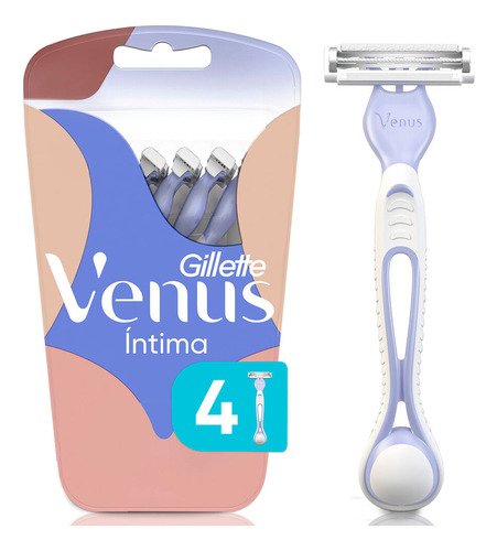 Máquina De Afeitar Venus Íntima X 4 Un