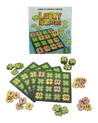 Imagen 2 de 4 de Juego De Mesa Lucky Numbers Estrategia Original Maldon