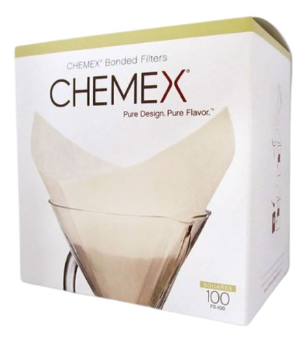 Filtros Chemex 100und Cuadrados Para Chemex De 6 A 10 Tazas 