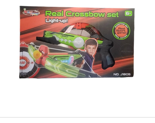 Ballesta De Juguete Real Crossbow Set C/luz