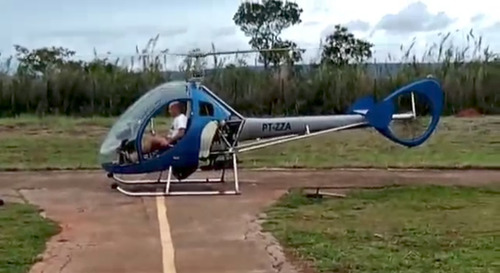 Helicóptero Dinaly H2s, Ano 2012, Com 30 Horas Totais.