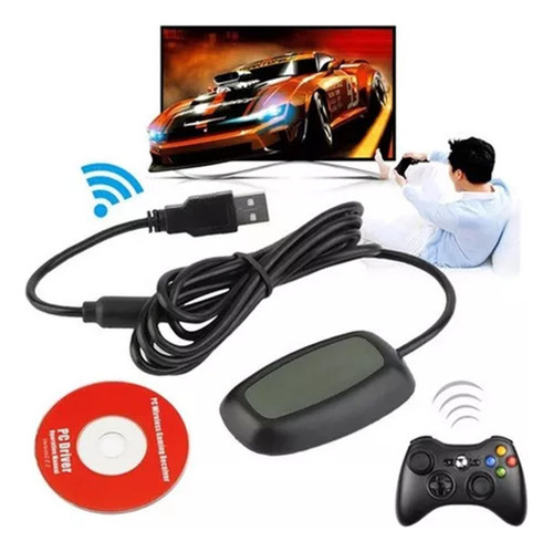 Za Receptor Pc Gamepad Sem Fio Para Xbox 360 Usb