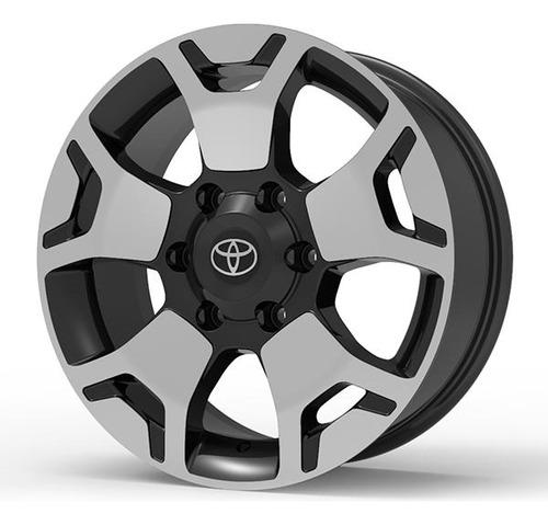 Roda Aro 17 Platinum Nissan Frontier 6x139,7 + Cor Preto Diamantado