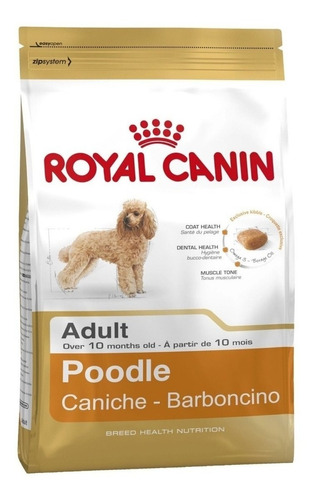 Imagen 1 de 1 de Alimento Royal Canin Breed Health Nutrition Caniche para perro adulto sabor mix en bolsa de 2.5kg