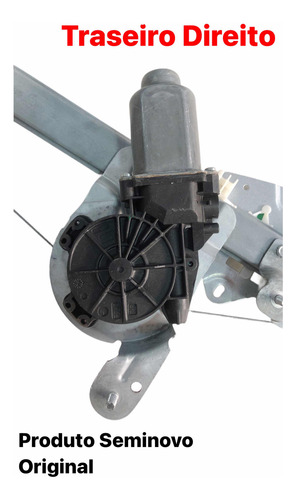 Máquina Vidro Elétrico Com Motor Duster/oroch Trasei Direita