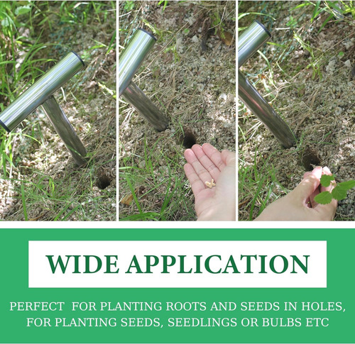 Dibber Manual De Acero Inoxidable 10 Para Plantar Y Excavac