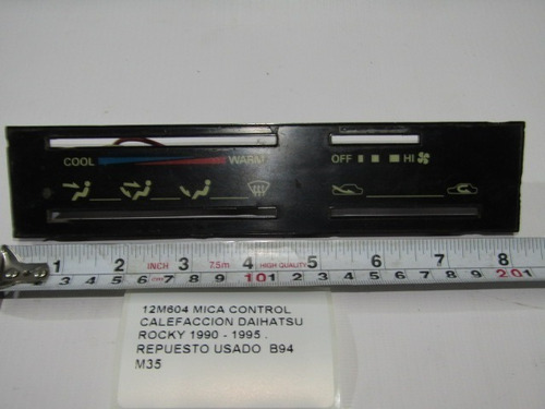 Mica Control Calefaccion Daihatsu Rocky 1990 - 1995