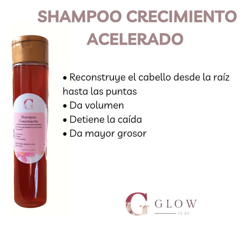 Shampoo Crecimiento Acelerado / Rapunzel / Anti Caida 