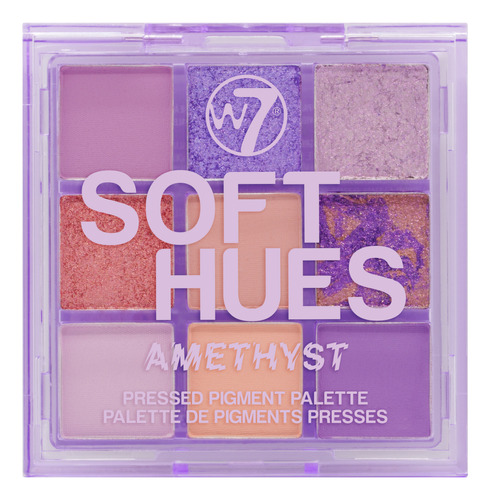 Paleta De Sombras W7 Cosmetics Soft Hues Amethyst