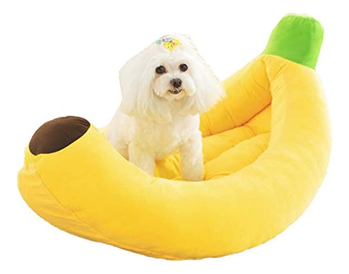 Cama Modelo Platano Para Perros Y Gatos (talla S)