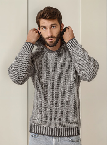 Sweater Canguro Con Capucha Mauro Sergio Art. 236