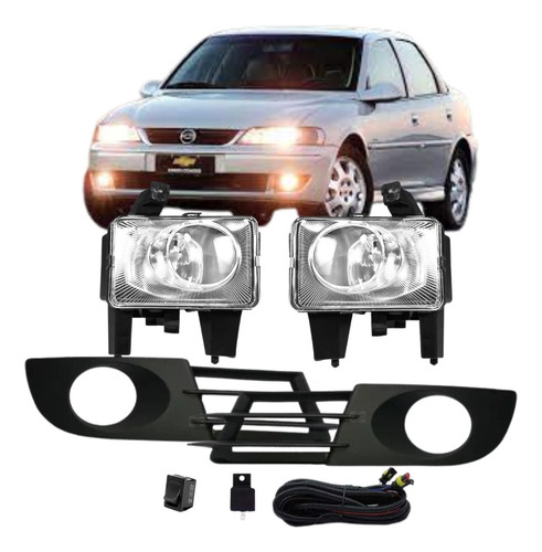 Kit Farol Auxiliar Vectra 2006 A 2012 Auxiliar Neblina