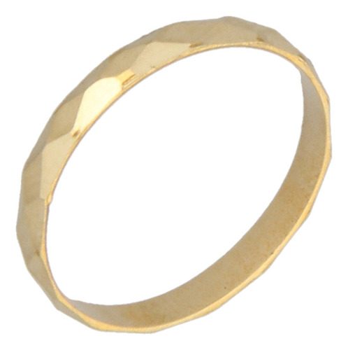 Argolla De 14k Oro Amarillo, 0.4 Gramos