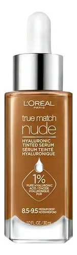 Base de maquiagem em sérum L'Oréal Paris True Match Tinted Serum Hyaluronic Tinted Serum tom medium deep 8.5-9.5  -  30mL 30g