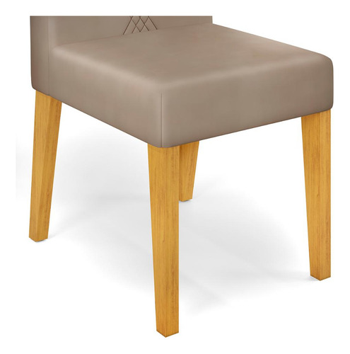 Conjunto 2 Cadeiras Jantar Dj Móveis Yasmin Cdr Velud Kraft