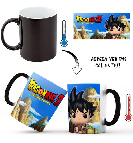 Mug Pocillo Mágico Dragon Ball Z Funko Pop Regalo 07