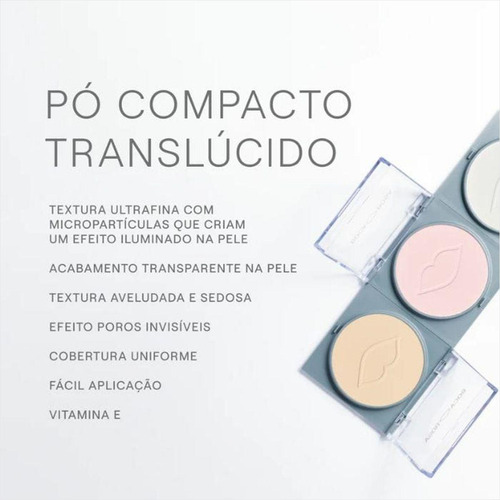 Boca Rosa Pó Compacto Translucido Cuscuz 9g
