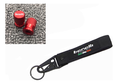 Llavero Y Tapones De Válvula De Neumáticos Para Benelli