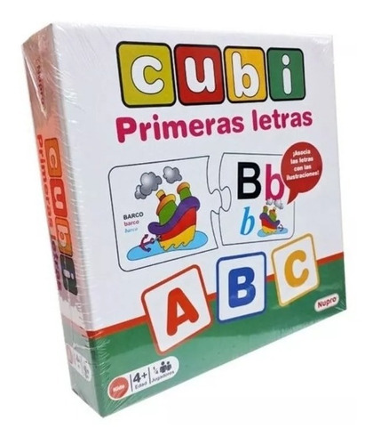 Juego De Mesa Cubi Primeras Letras Nupro - Sharif Express