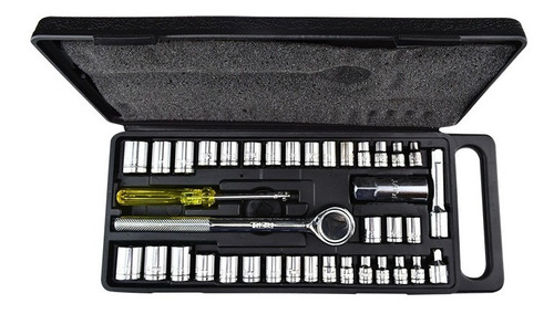 Juego De Dados Con 39 Piezas Para Mecanica Pretul Set-39