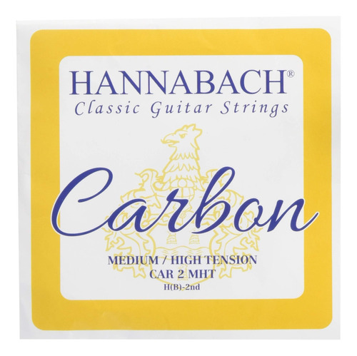 Hannabach Cuerda Para Guitarra Clasica Carbon Medio Alta H2