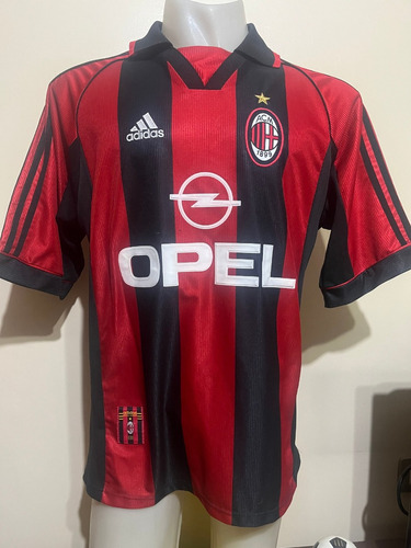 Camiseta Milan Italia 1998 1999 2000 Maldini #3 L - Xl