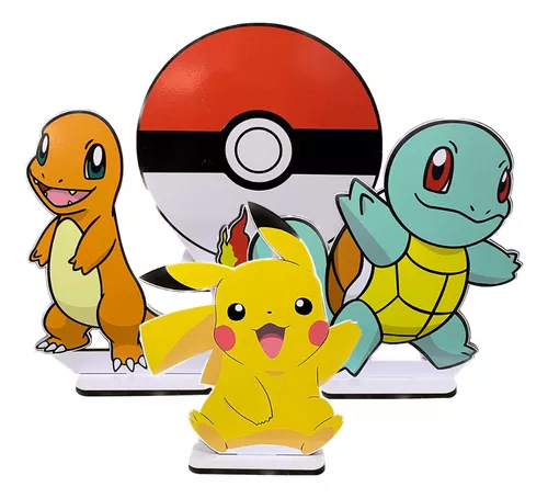 Adesivo Decorativo Pokemon Pikachu Pequeno