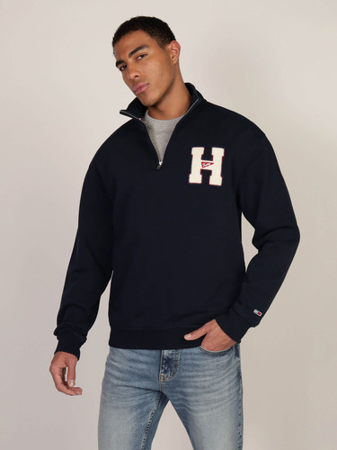 Sudadera Con Parche De Logo De Hombre Tommy Jeans