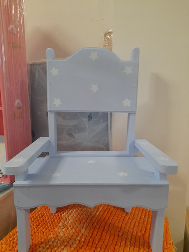 Sillon Infantil Juvenil Apoyabrazos Madera