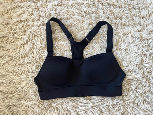 Top Deportivo Pink Victoria Secret Negro Talle S