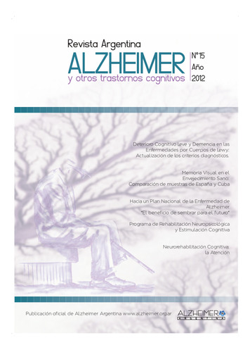 Revista Alzheimer Y Otros Trastornos Cognitivos Nº15 Pdf
