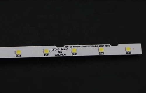 Imagen 3 de 4 de Kit Leds Samsung Un43nu7100 Un43nu7100f 28led Nuevas, Alum