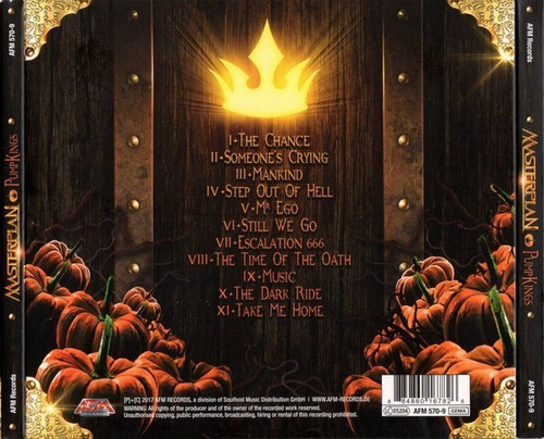 Masterplan Pumpkings-audio Cd Digipak