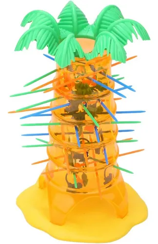 Juego De Mesa Falling Monkeys Palmera Monos Pixel