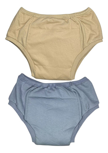 Cueca Fralda Algodão Para Continência Urinária Leve 2un Cz Tamanho PP
