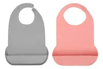 Comprar 2pcs Babero Impermeable Lavable Para Adultos Mayores