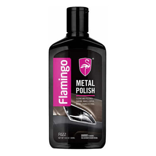 Pulidor Limpiador De Metales Flamingo F022