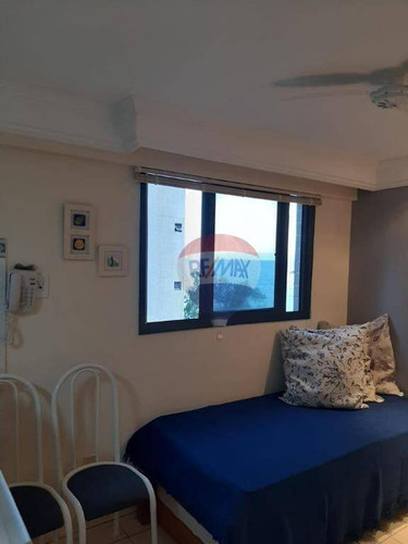 Imagem 2 de 24 de Flat Para Alugar Em Boaviagem, Mobiliado, 1 Quarto, 1 Vaga, A Poucos Metros Do Mar. - Fl0182