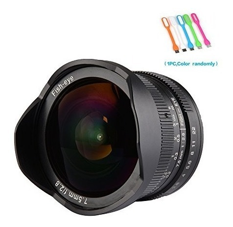 7artisans 75mm F28 Apsc Gran Angular Lente Fija Fisheye Para