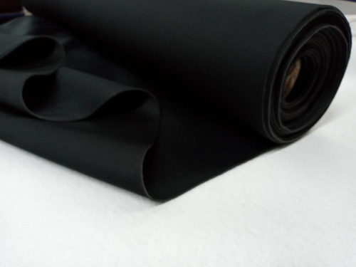 Tecido Malha Neoprene 2mm Preto Impermeável Dupla Face