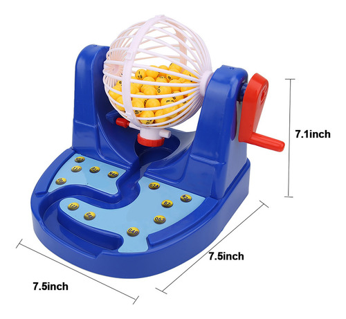 Mini Máquina De Bingo Para Niños Juego De Mesa Divertido