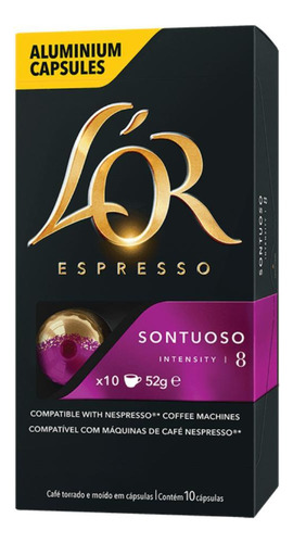 Cápsulas Para Nespresso, Sontuoso, Café Lor