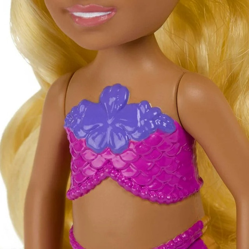 Barbie Sirena Chelsea Con Pelo Rubio